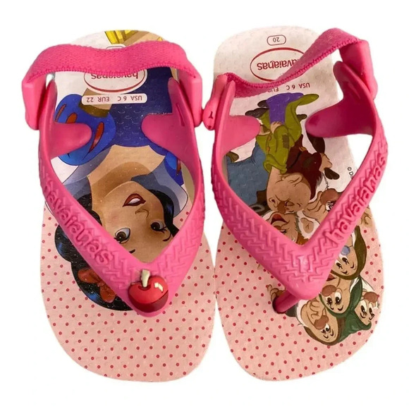 Havaianas Snow White Disney toddler baby size 6C - Picture 1 of 7